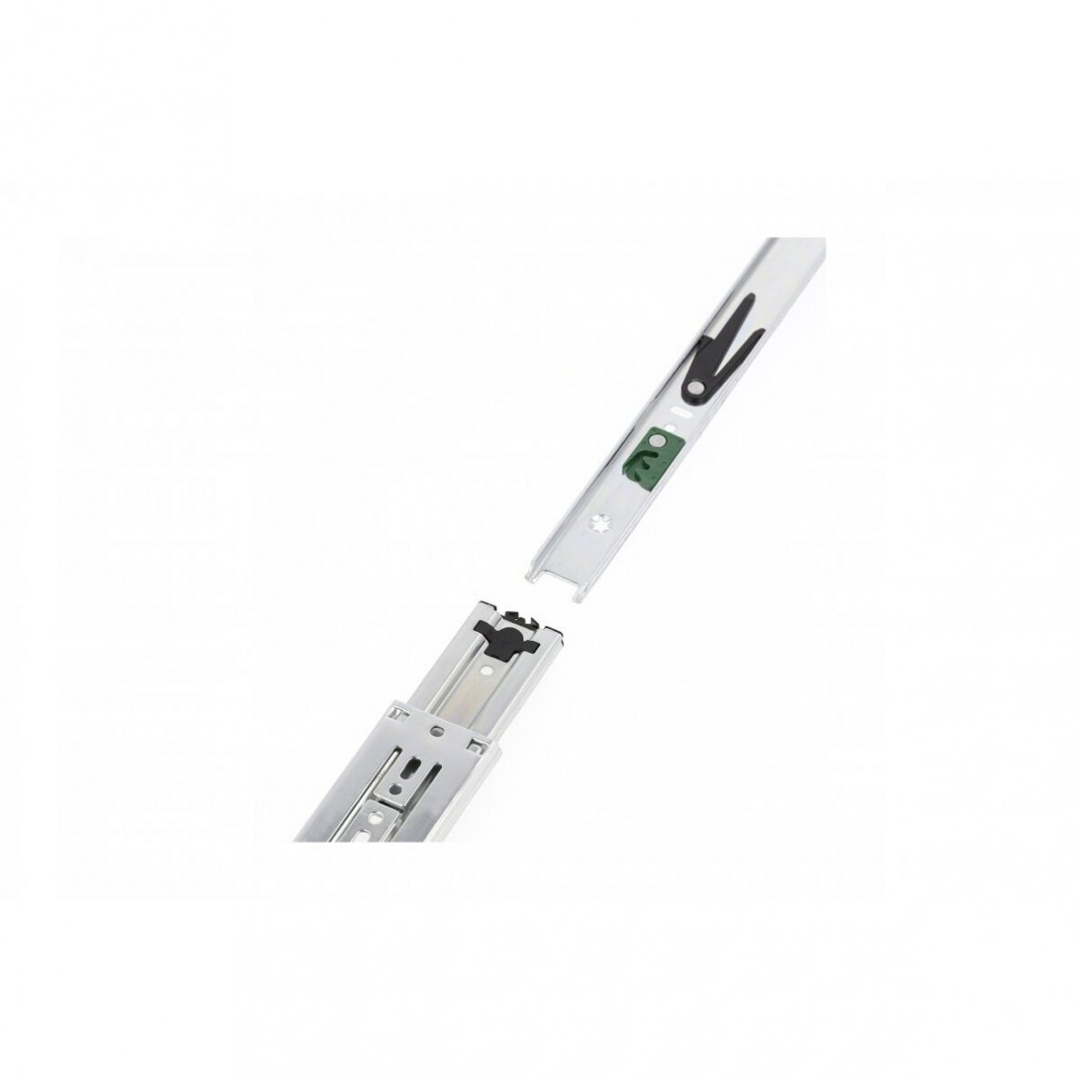 Pilno ištraukimo guoliniai bėgeliai H.45 mm VERSALITE PLUS, su švelnaus uždarymo mechanizmu 4 Pilno ištraukimo guoliniai bėgeliai H.45 mm VERSALITE PLUS, su švelnaus uždarymo mechanizmu 4