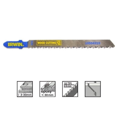 Pjūkleliai kietoms medžiagoms, IRWIN 100 mm, 5 vnt. Pjūkleliai kietoms medžiagoms, IRWIN 100 mm, 5 vnt.