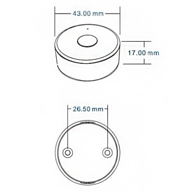 Nuotolinio valdymo pultas LED juostoms, juodas 1