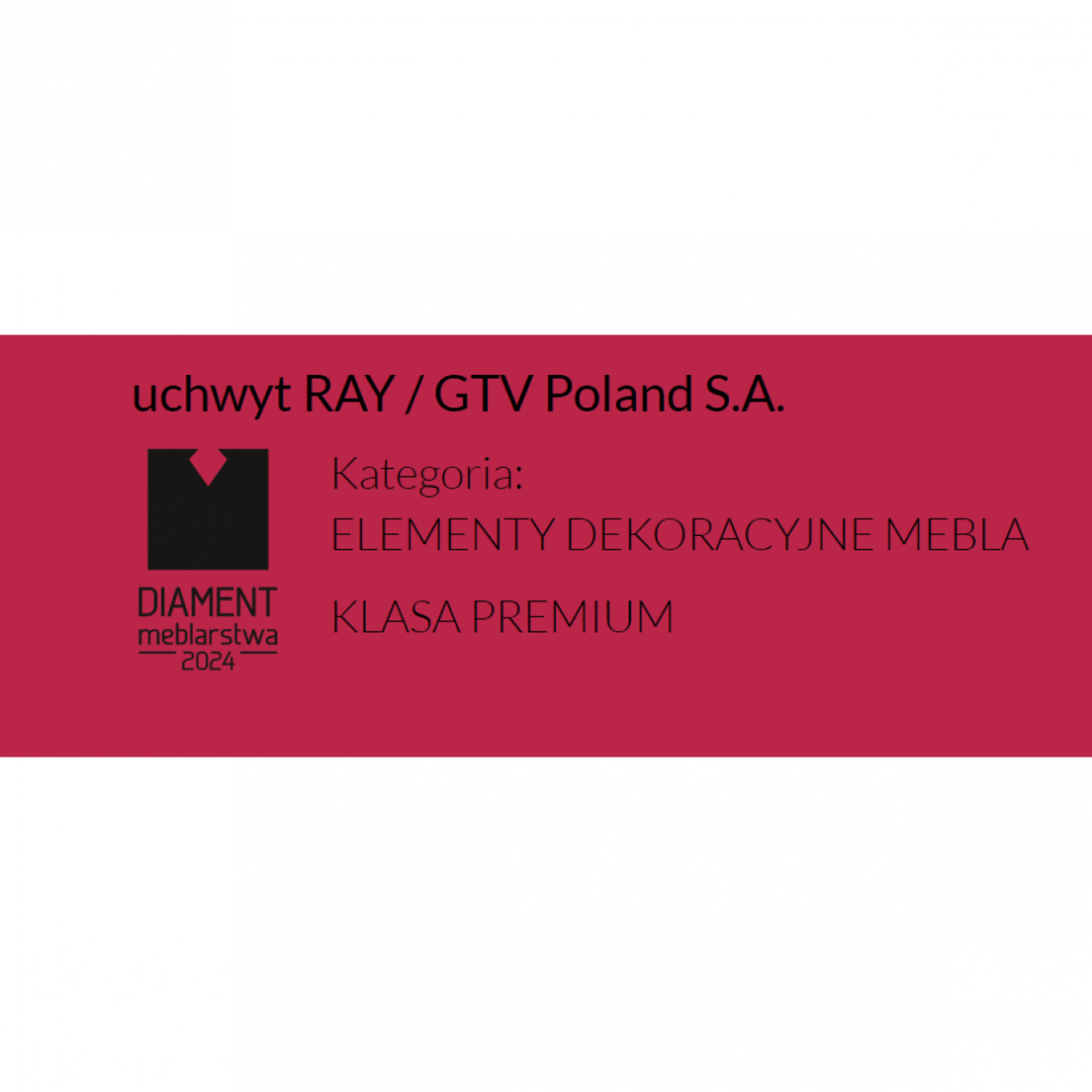 Rankenėlė RAY 8 Rankenėlė RAY 8