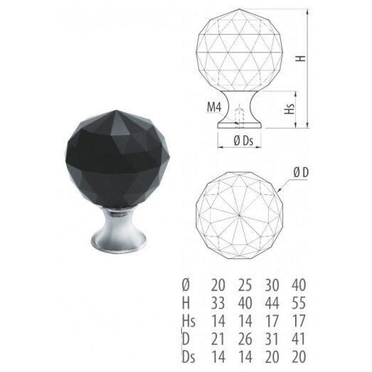 Rankenėlė D20 1 Rankenėlė D20 1