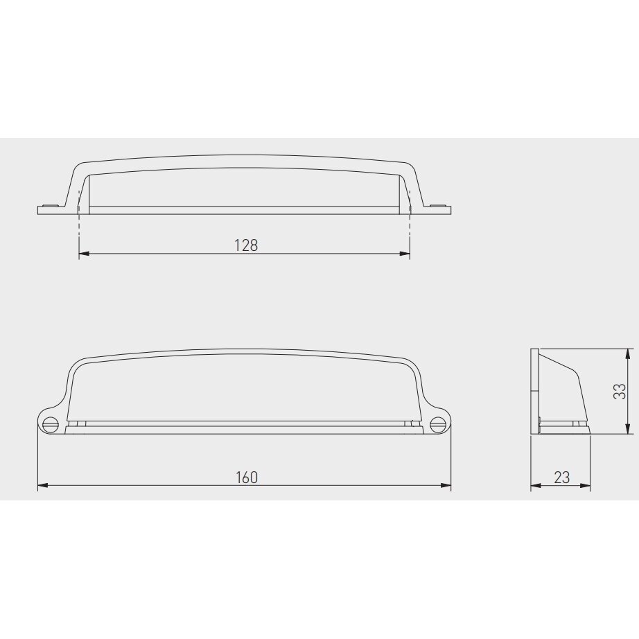 Rankenėlė EVER L-128 mm, šampano 3 Rankenėlė EVER L-128 mm, šampano 3
