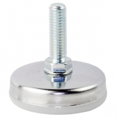 Reguliuojama kojelė TITAN ø26x10 mm, M8x25 mm, balta 1
