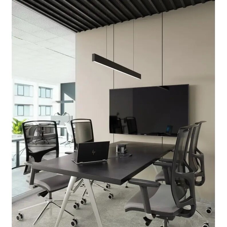 Rozetė 4-ių lizdų COMFORT PLUS, juoda 5