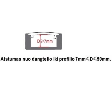 Sensorinis jungiklis 12V-96W, 24V-192W, profilinis 3