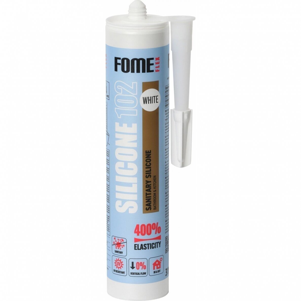 Silikonas 102 SANITARY FOAME FLEX 1