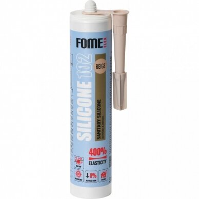 Silikonas 102 SANITARY FOAME FLEX 6