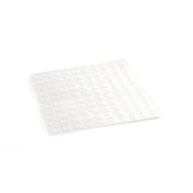 Slopintuvas silikoninis klijuojamas, skaidrus 8x1,5 mm (100vnt.)