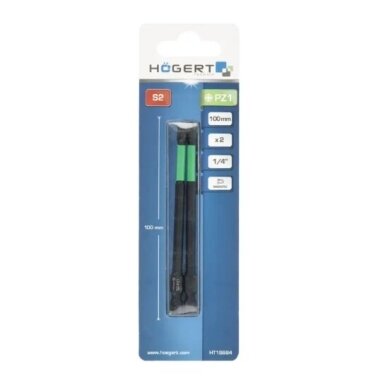 Smūginis antgalis PZ2 100 mm, 2 vnt. 1 Smūginis antgalis PZ2 100 mm, 2 vnt. 1