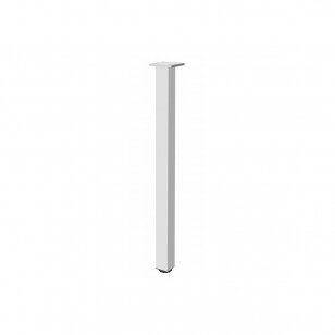 Stalo koja kvadratinė, H-710 mm, aliuminio spalvos