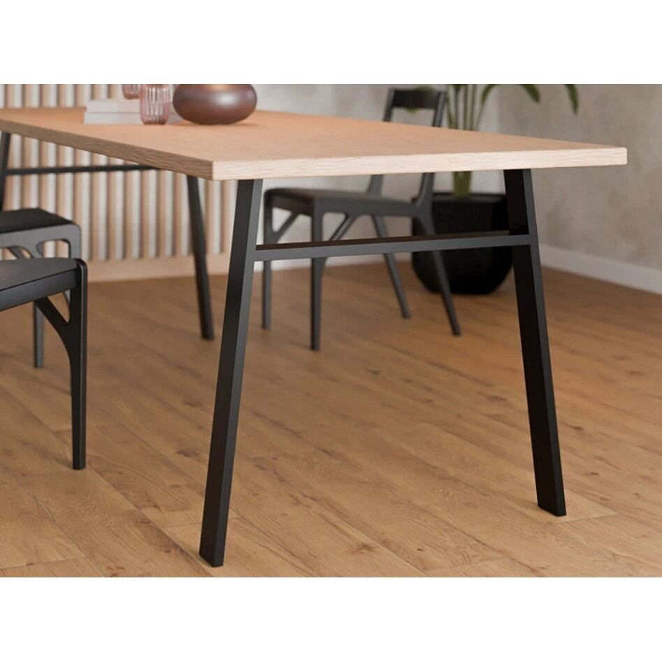 Stalo koja DN-972A STELARIS, matinė juoda 1 Stalo koja DN-972A STELARIS, matinė juoda 1