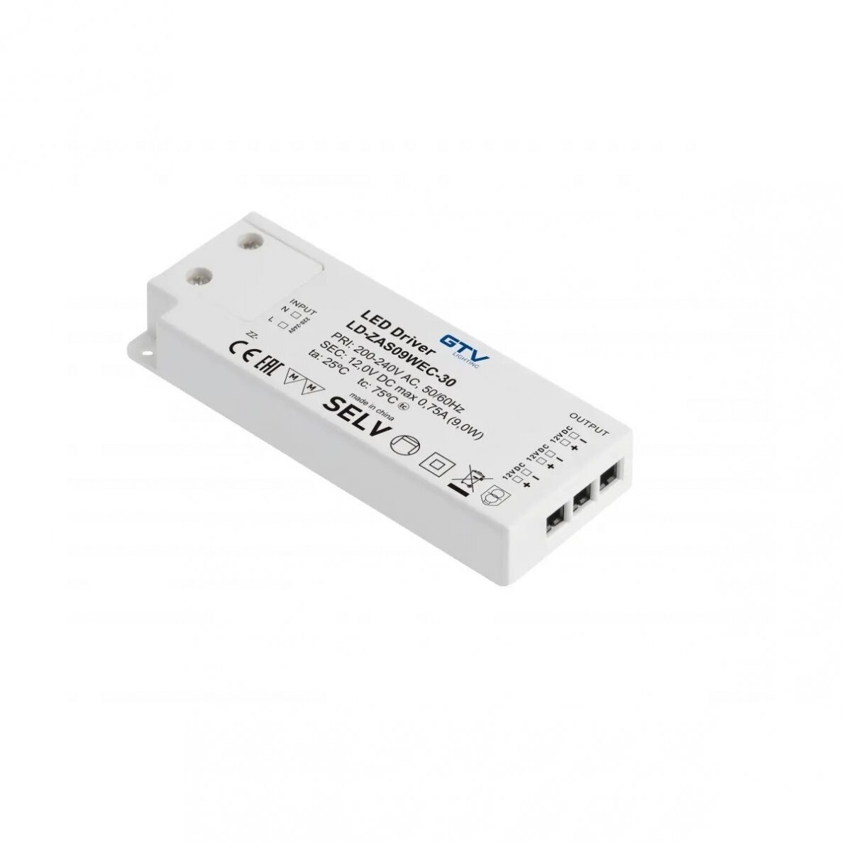 Transformatorius 9W, 220V-240V, LED EASY CLIK