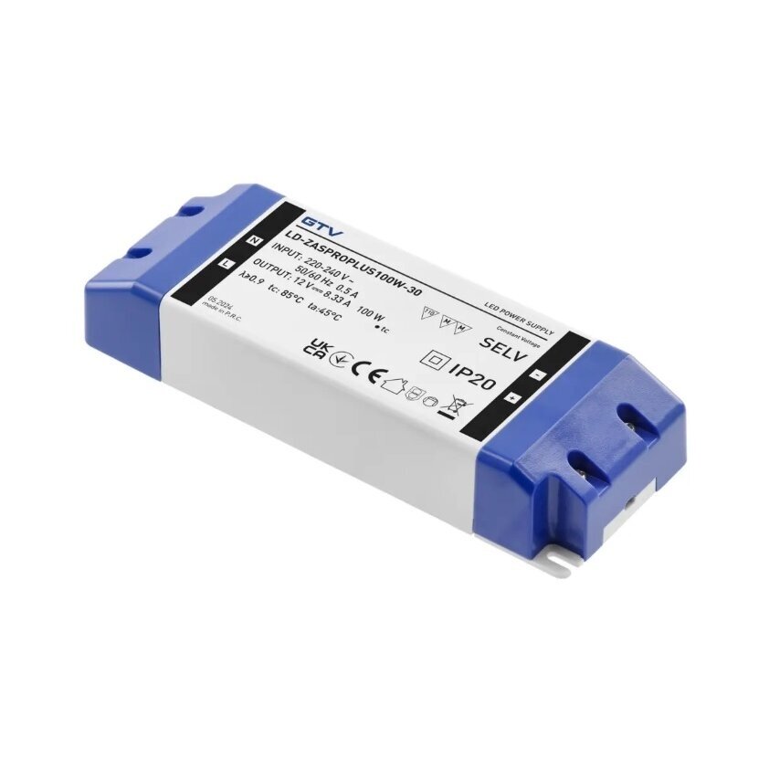 Transformatorius PRO+, 100W, 12V, 220-240V Transformatorius PRO+, 100W, 12V, 220-240V