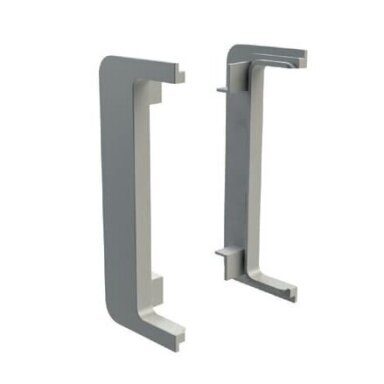 Uždengimas GOLA profiliui C-tipo, 2 vnt., inox Uždengimas GOLA profiliui C-tipo, 2 vnt., inox