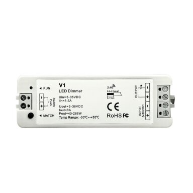 Valdiklis 1 zonos Led juostai 96W(12V), 192W(24V)