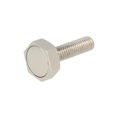 Varžtas su magnetu M6x28 mm saunoms, nikelis Varžtas su magnetu M6x28 mm saunoms, nikelis