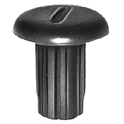 Veržlė M6 plastmasinė, balta