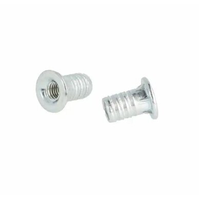 Veržlė įmušama M6, ø14x14 mm, šviesiai cinkuotas 1 Veržlė įmušama M6, ø14x14 mm, šviesiai cinkuotas 1