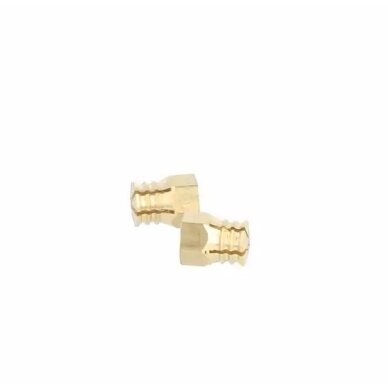 Įvorė M4, 7,5mm x 5,5mm, žalvario 2 Įvorė M4, 7,5mm x 5,5mm, žalvario 2